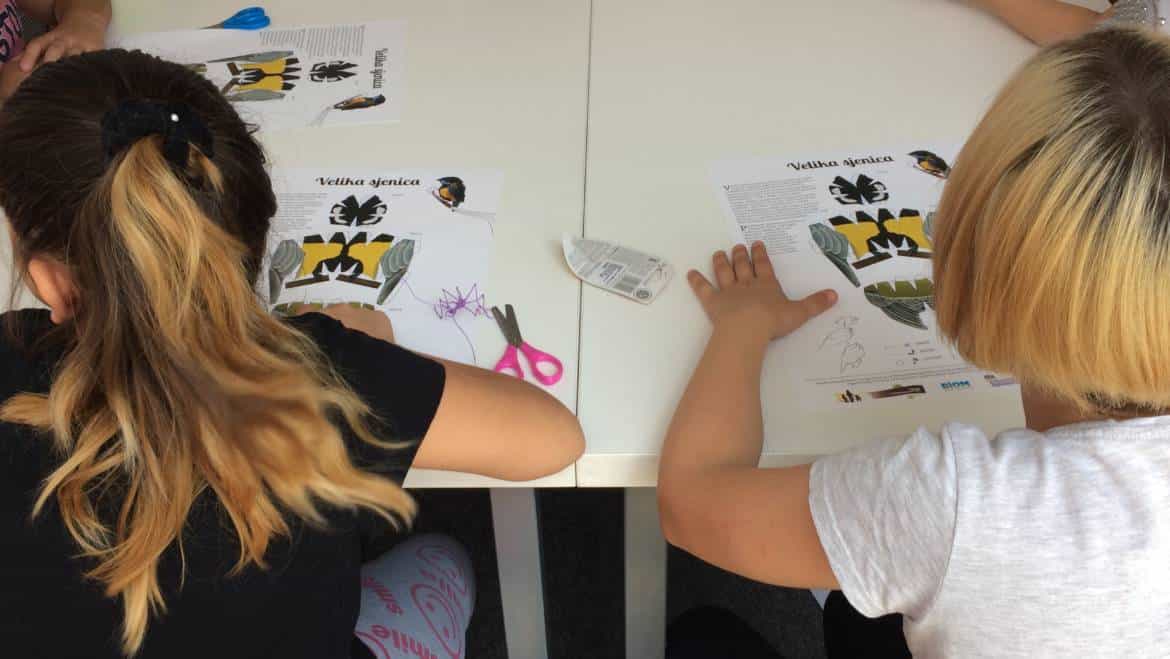 Edukativno kreativna radionica za djecu o pticama